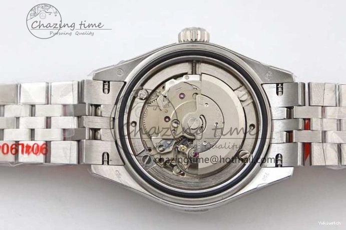 Dial SS 1:1 Diamonds 28 Silver Markers DateJust Bracelet 904L Edition Lady Best on NH05 Steel TWF President 0206